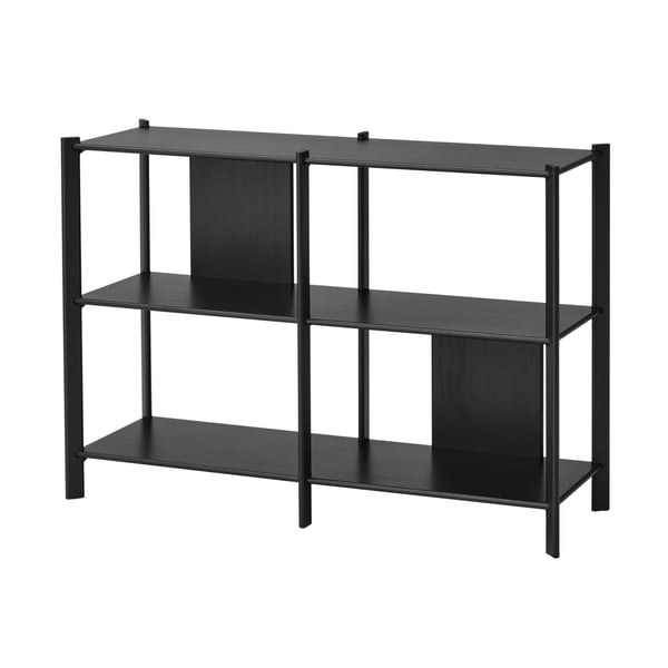 JÄTTESTA イェッテスタ シェルフユニット, ブラック