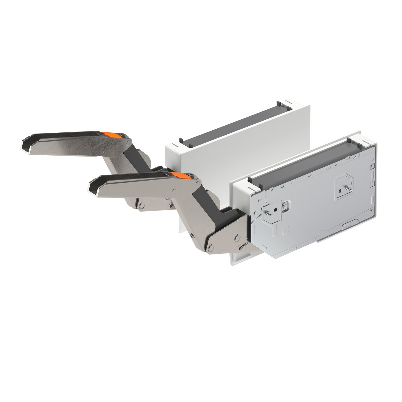 IKEA - UTRUSTA Druckscharnier horizontale Tür, weiß