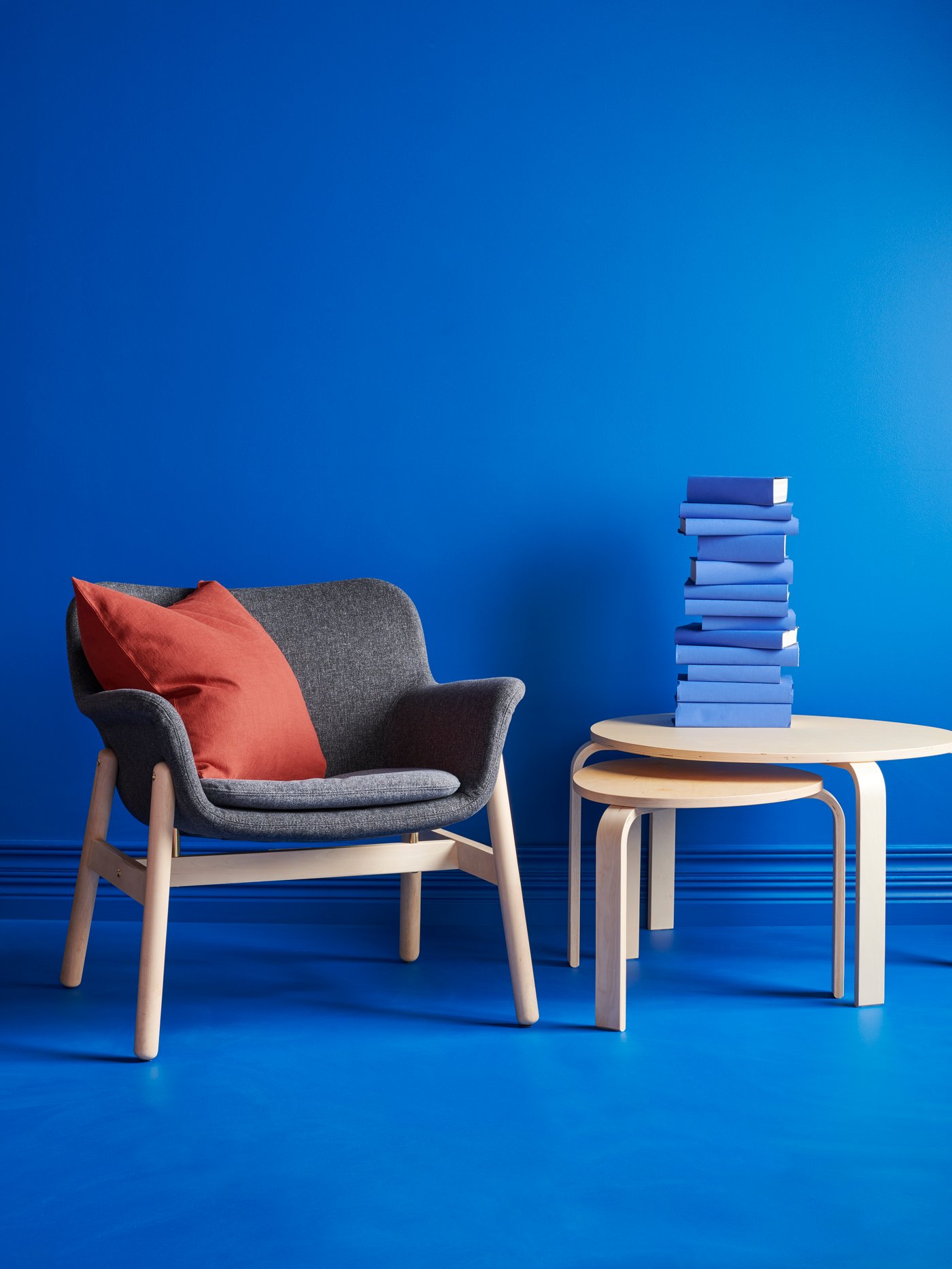 IKEA VEDBO ハイバックチェア VEDBO armchair high, Gunnared dark gray - IKEA CA