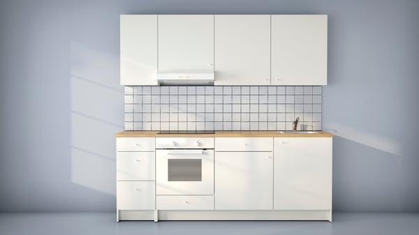 A white KNOXHULT kitchen