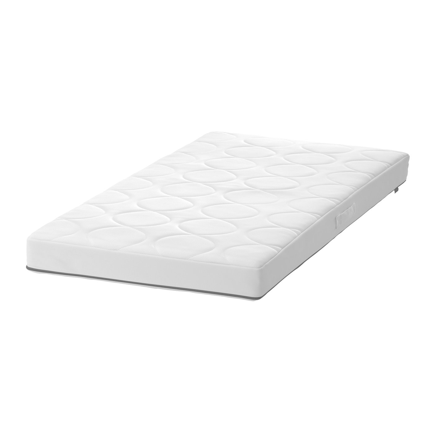 IKEA JÄTTETRÖTT pocketresårmadrass för spjälsäng, vit, 60x120x11 cm