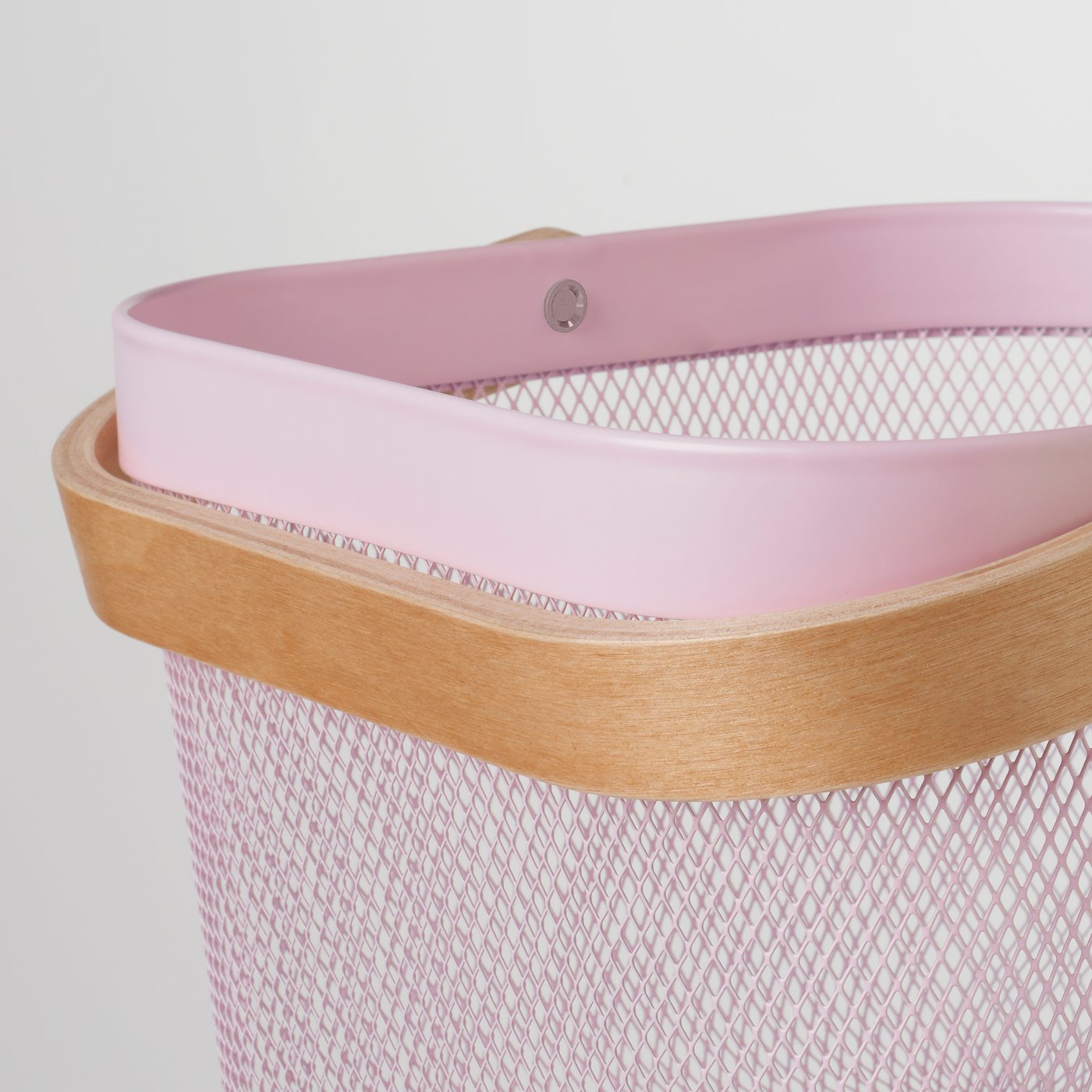 A pink RISATORP basket
