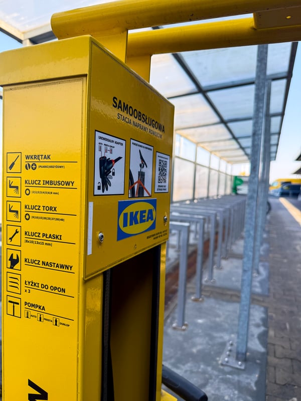 Rowerowy punkt serwisowy