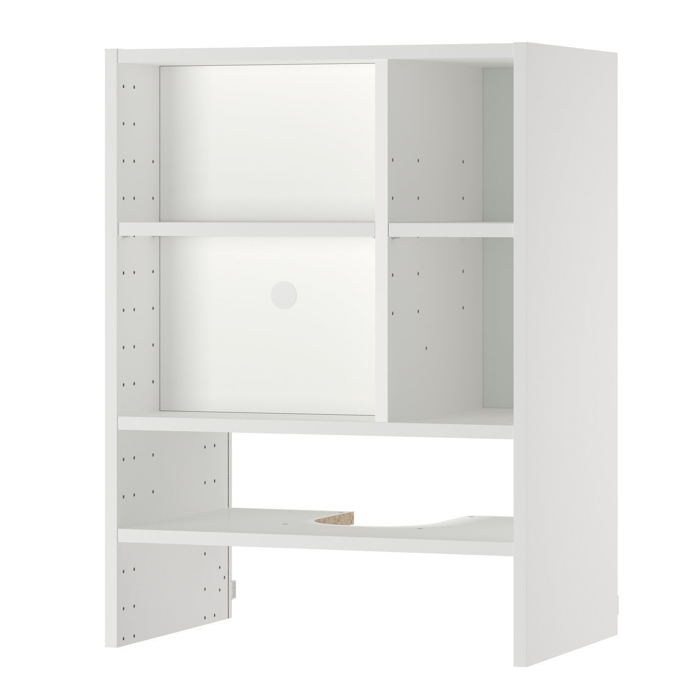 IKEA METOD väggskåp f inb köksfläkt, vit, 60x37x80 cm