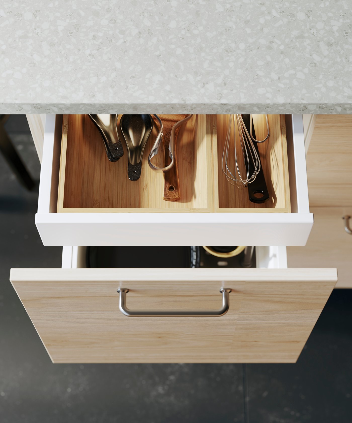 A light ash effect ASKERSUND drawer front