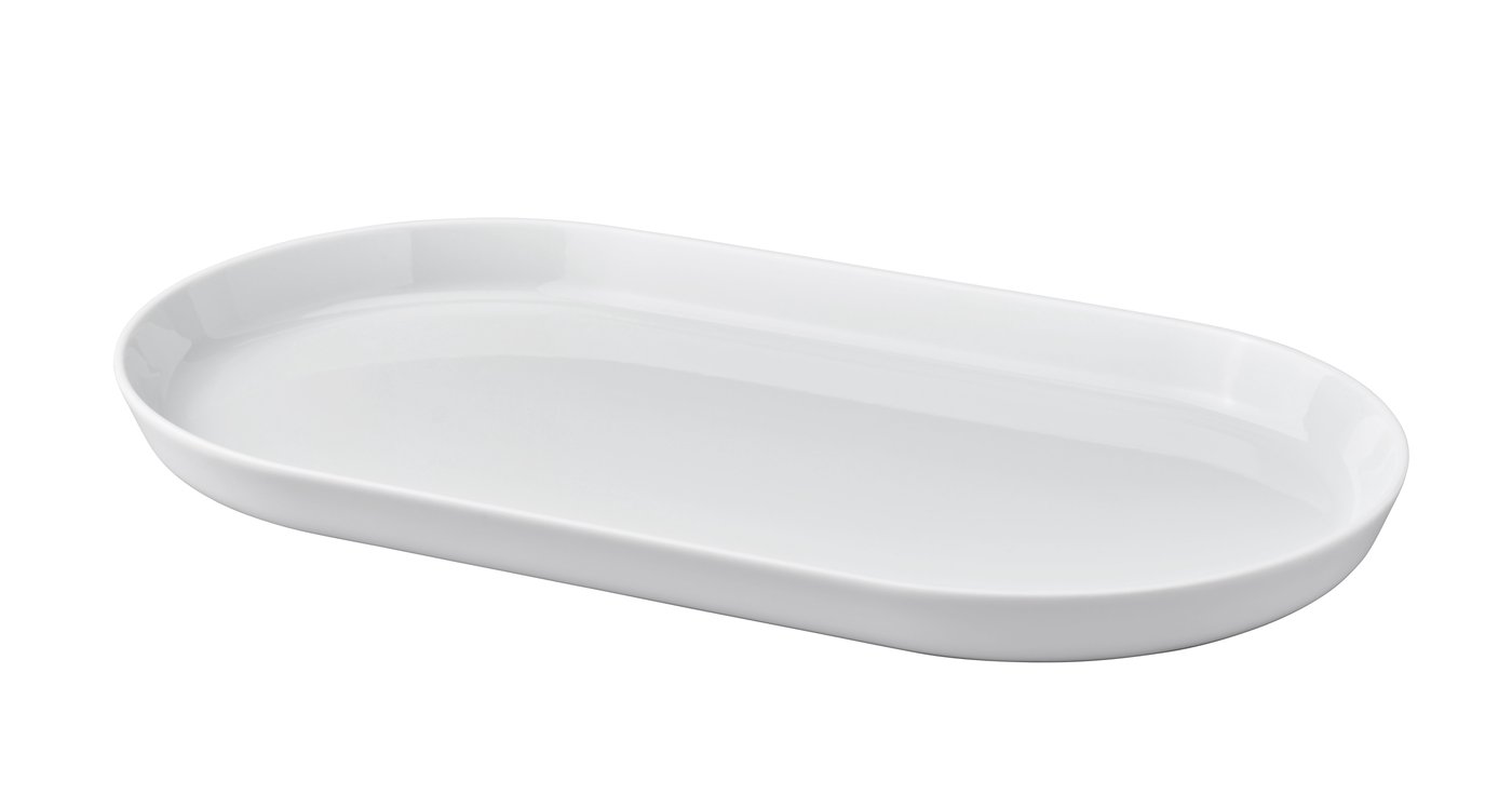 IKEA 365+ serveringsfat, vit, 36x20 cm