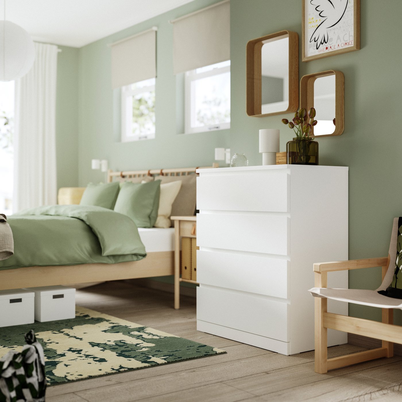 MALM chest of drawers