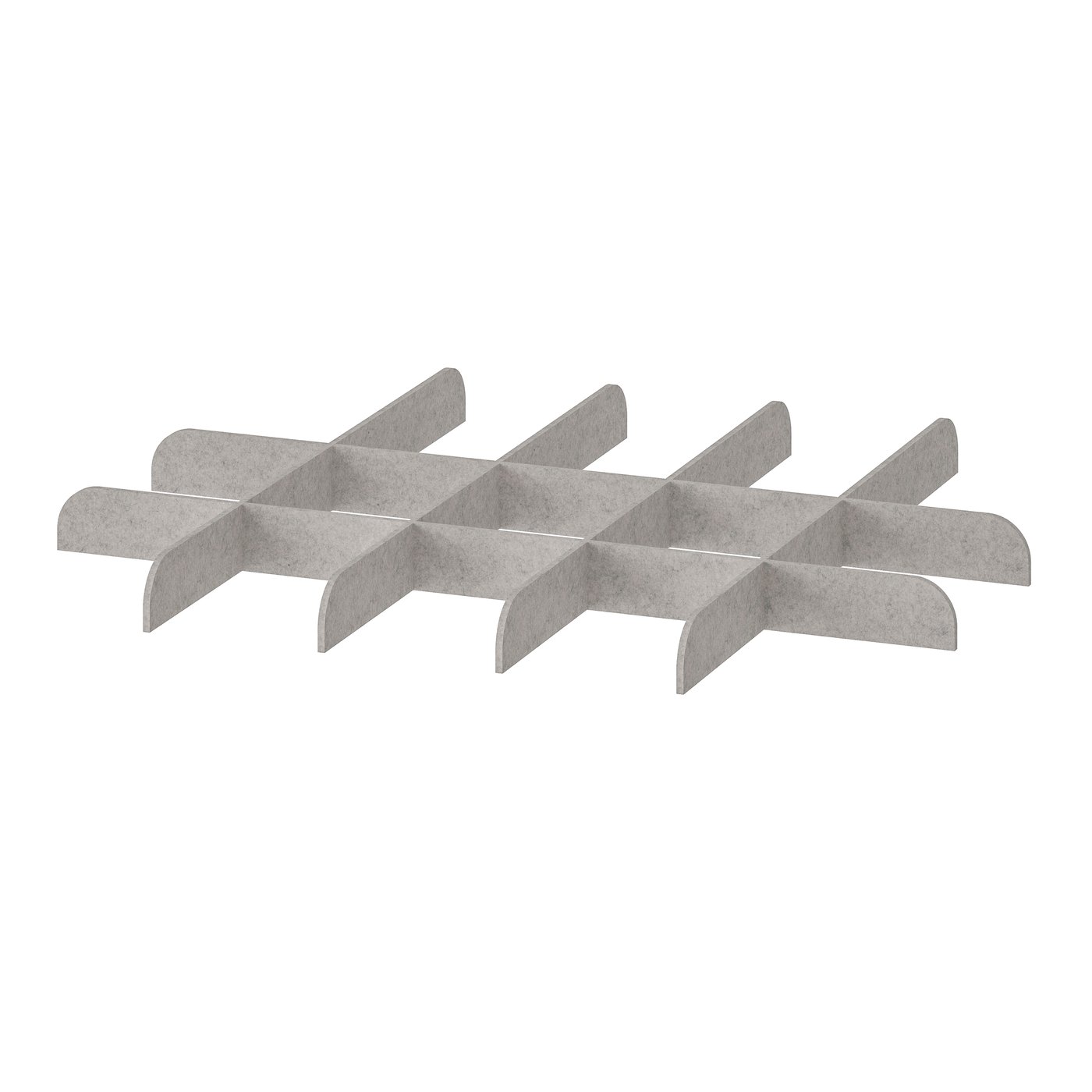 IKEA KOMPLEMENT avdelare för utdragbart hyllplan, ljusgrå, 75x58 cm