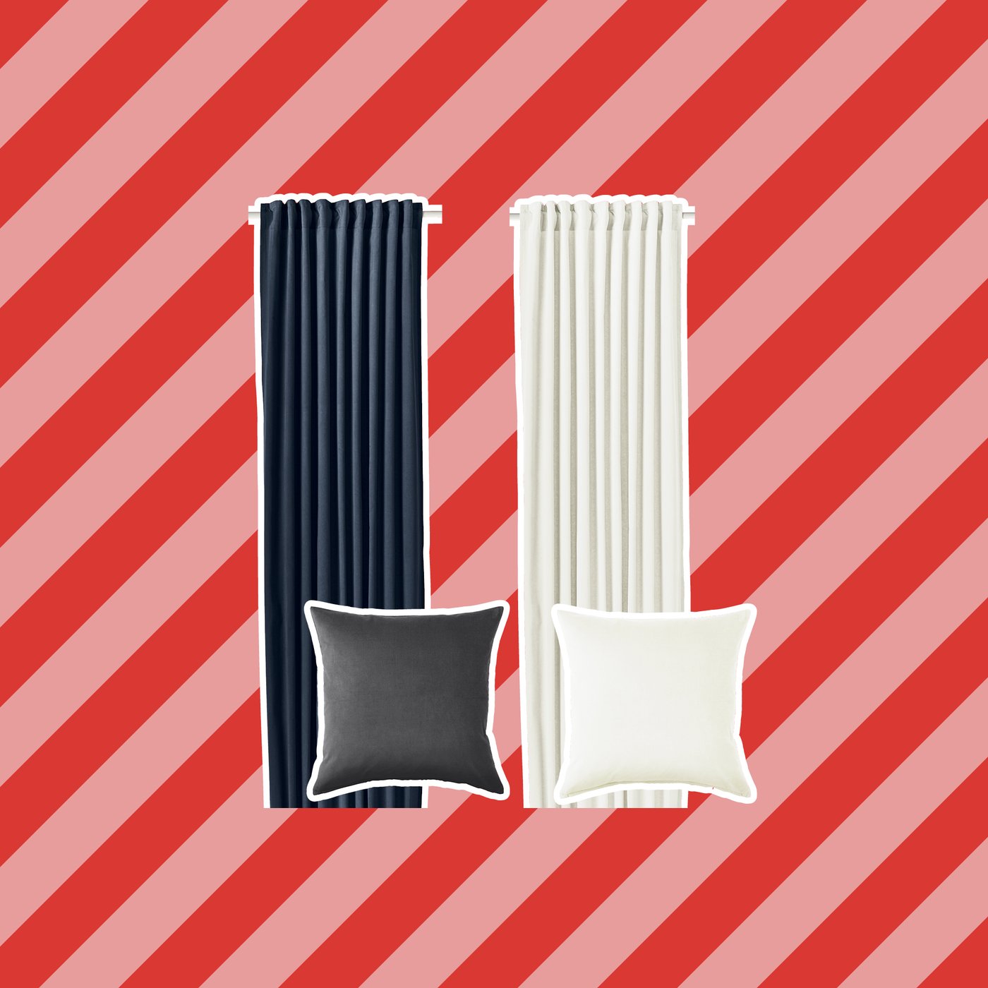 A dark grey SANELA cushion cover