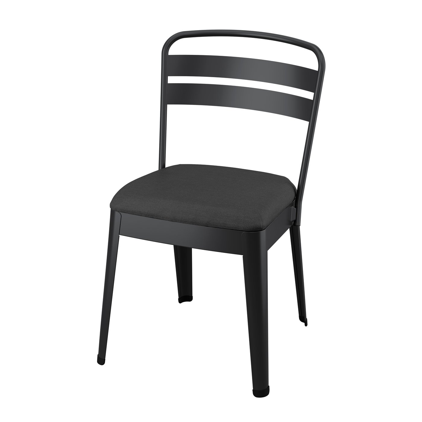 IKEA RAMSNÄS stol, antracit/vissle mörkgrå