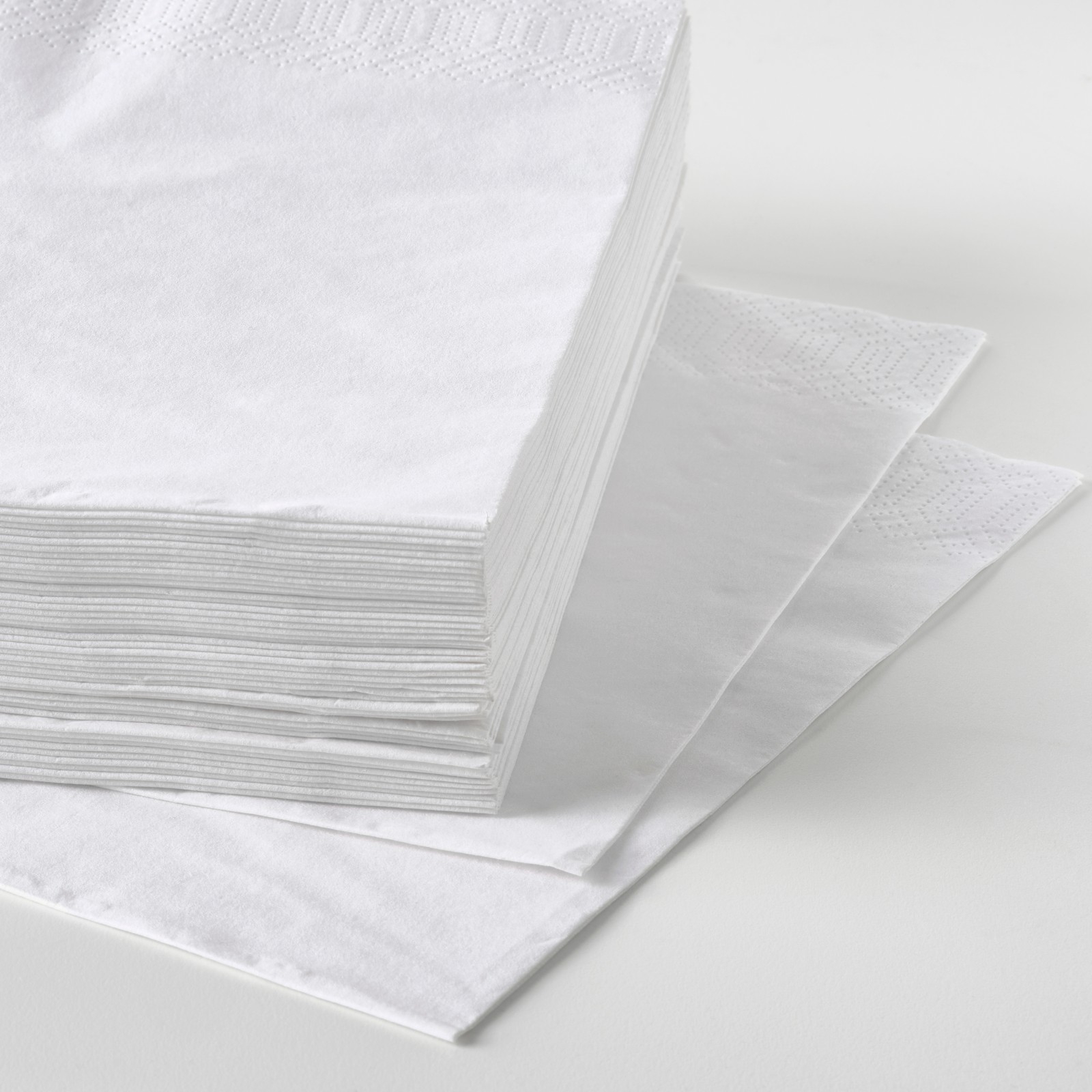 A white FANTASTISK paper napkin