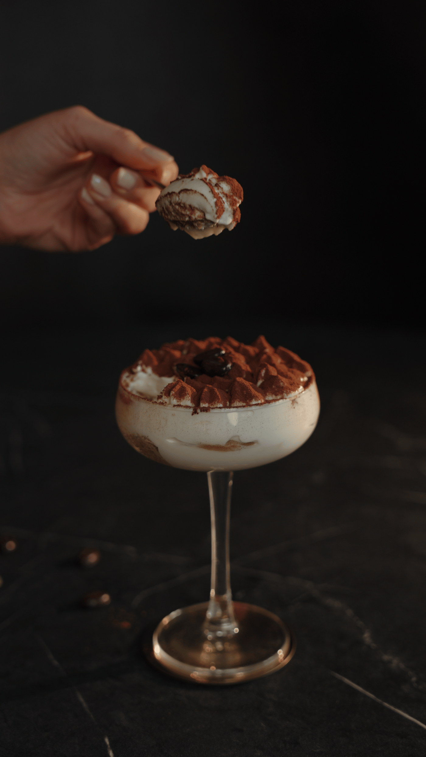 Eine klare STORHET Champagnerschale