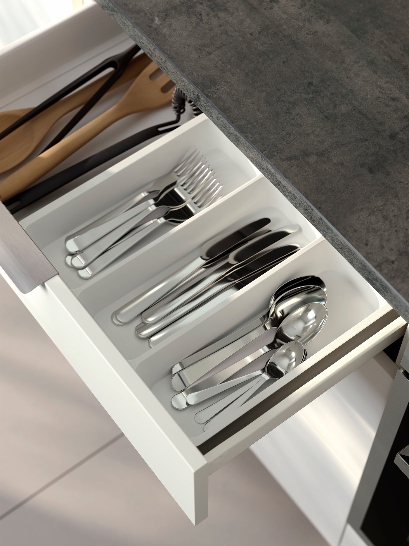 A stainless steel MARTORP spoon