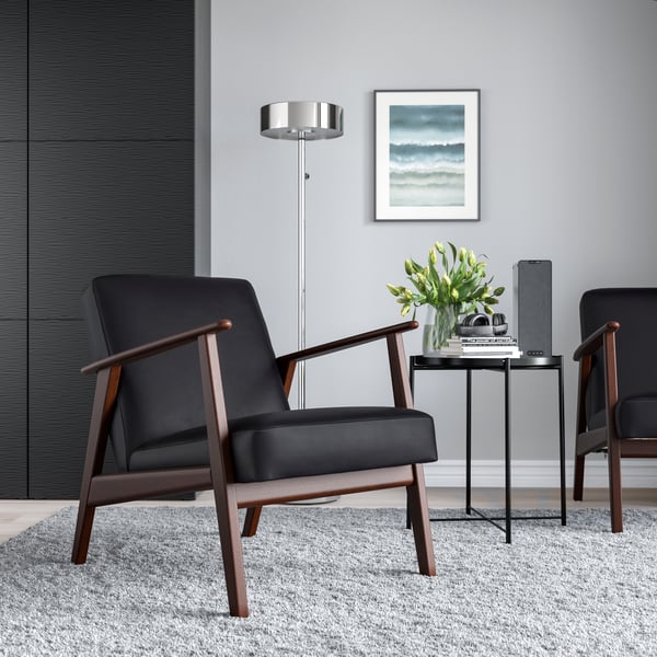A Jonsbyn black EKENÄSET armchair