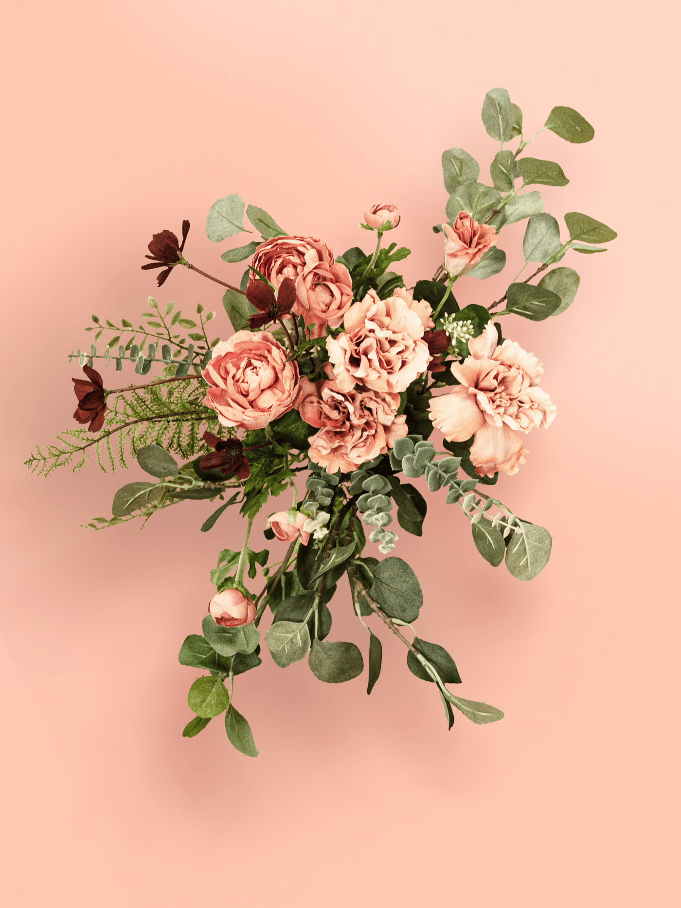 A Lisianthus/dark pink SMYCKA artificial flower