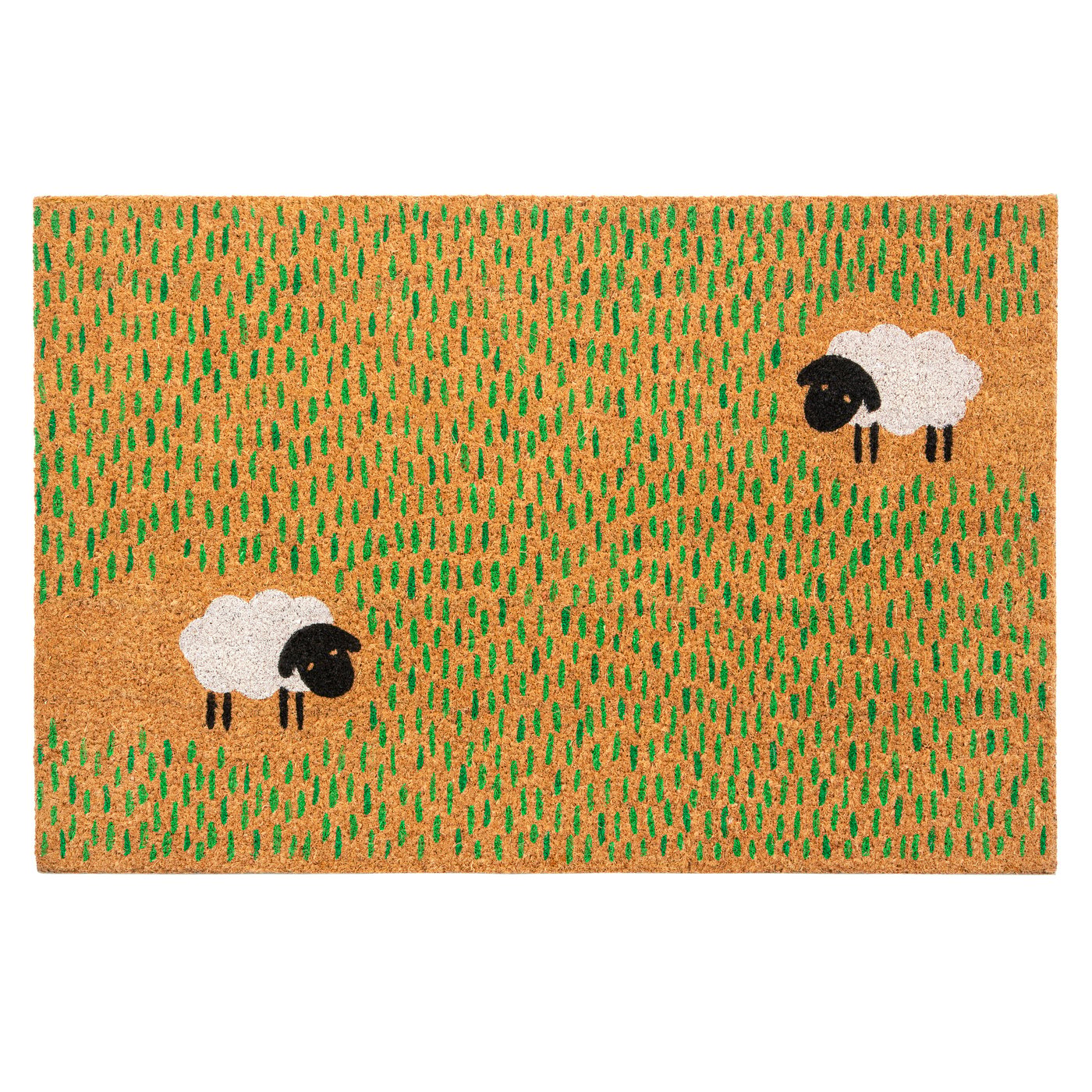 IKEA LÖGE dörrmatta, flerfärgad/djurmönster, 60x90 cm