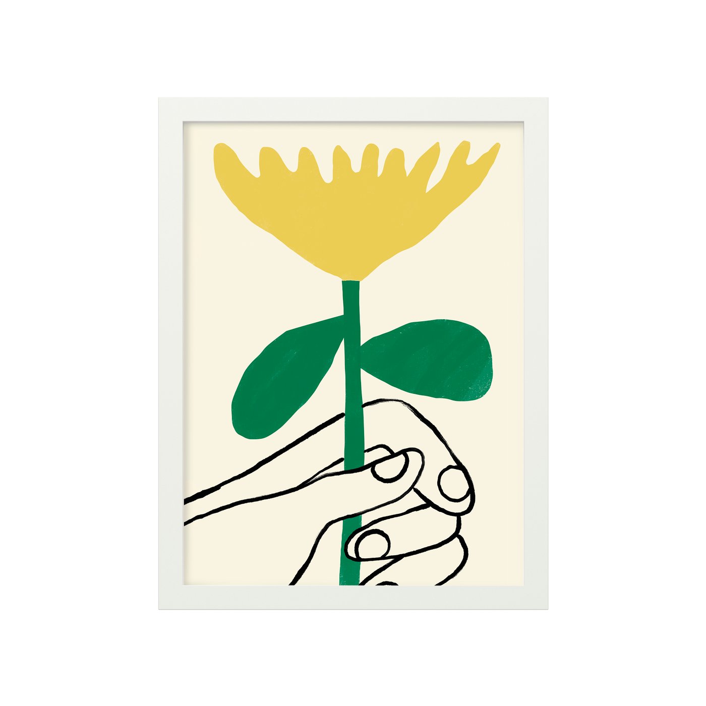 IKEA RÖDALM ram med bild, en blomma till dig, 30x40 cm