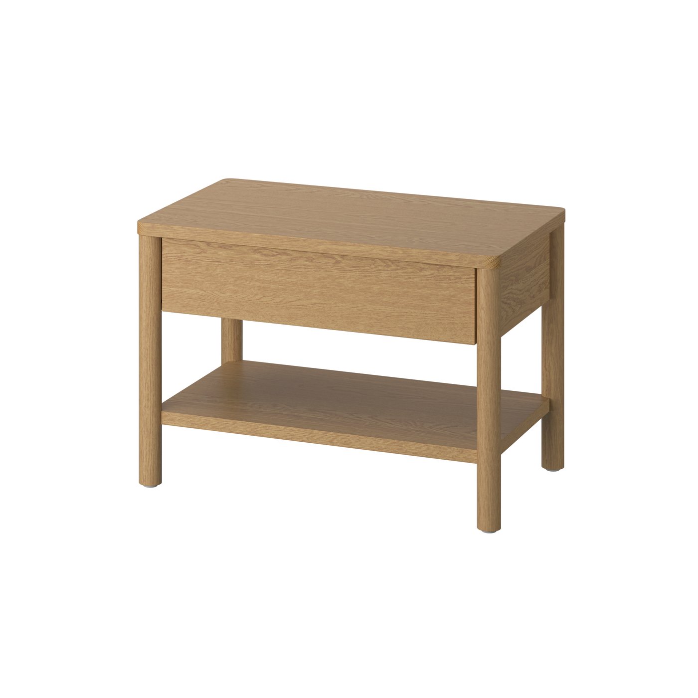 IKEA TONSTAD sidobord, ekfaner, 64x40 cm