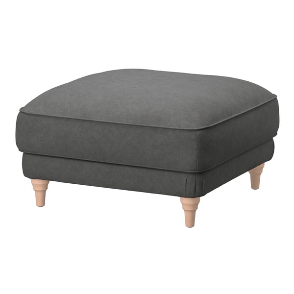 A Tallmyra/medium grey birch ESSEBODA footstool in the NA