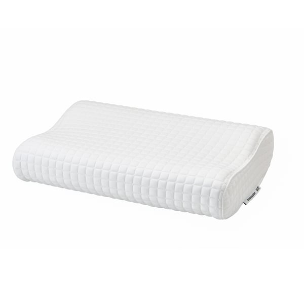 A ROSENSKÄRM ergonomic pillow, side/back sleeper in the NA