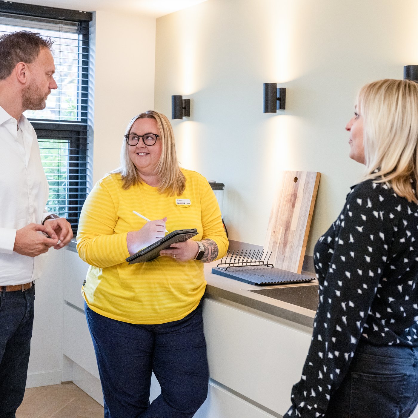 In-home measuring and planning appointment