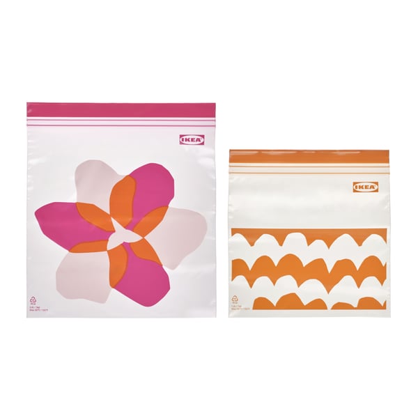 ISTAD イースタード フリーザーバッグ, ピンク/オレンジ, 2.5/1.2l