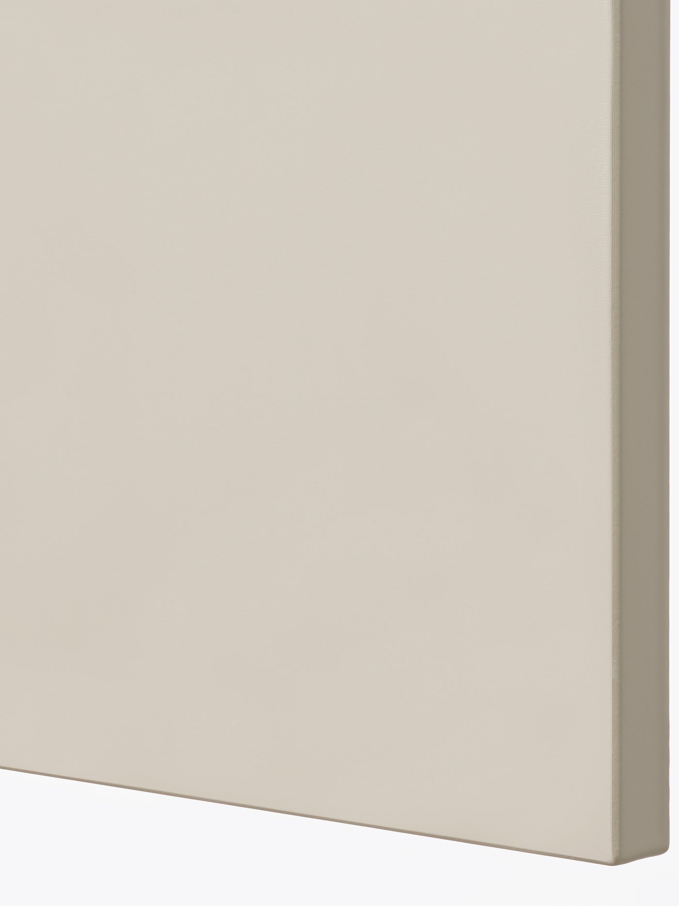 A beige HAVSTORP drawer front