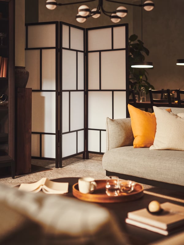 A Lejde light grey ÄPPLARYD 3-seat sofa