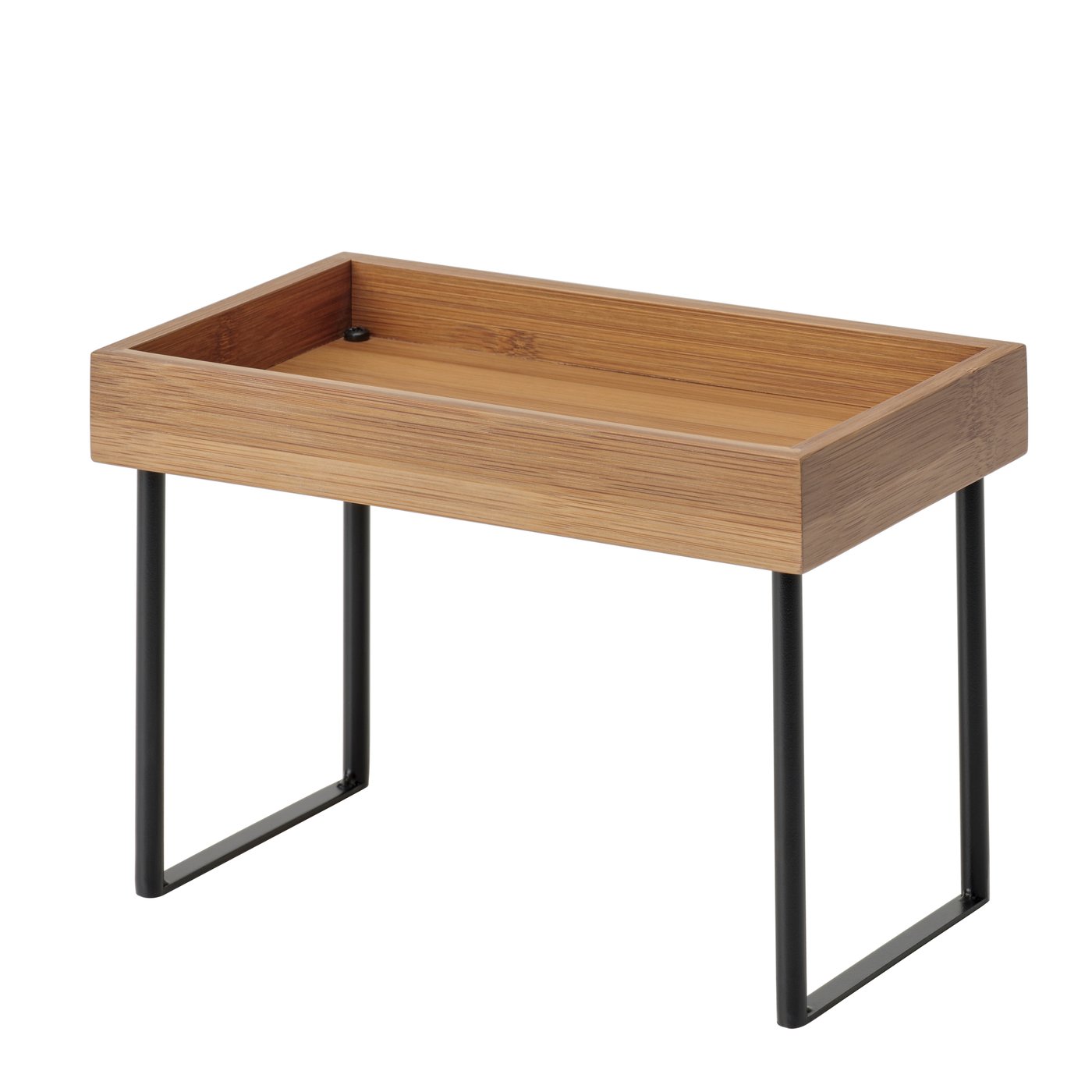 IKEA NÅLBLECKA förvaringsställ för köksbänk, metall/bambu, 23x13x15 cm