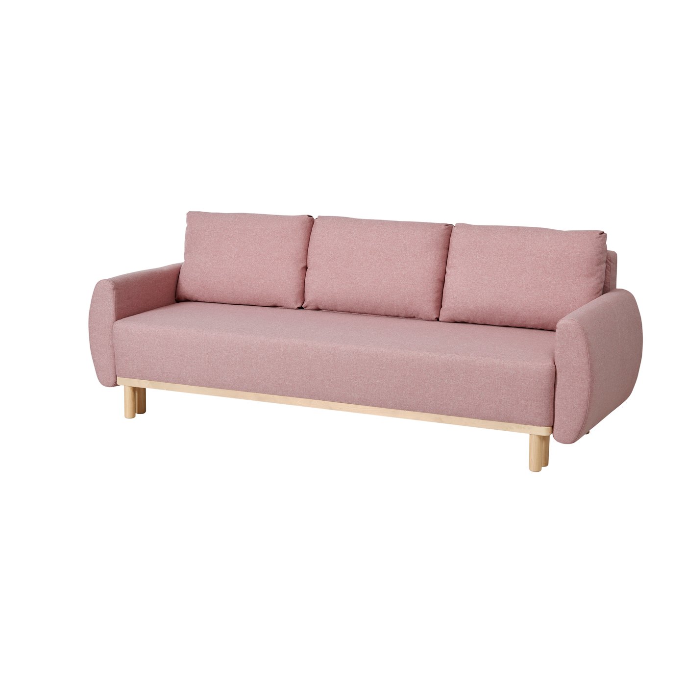 IKEA - GRUNNARP 3:n istuttava vuodesohva, Gunnared vaalea rusehtava roosa