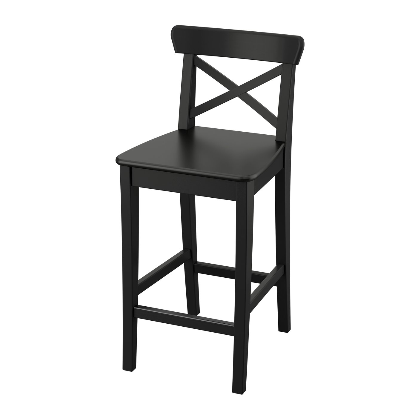 IKEA ROSENTORP barstol, bänkhöjd/svart, 63 cm