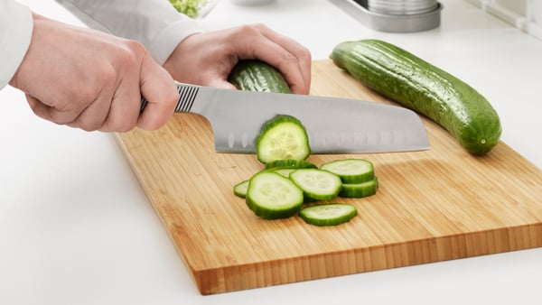 A stainless steel IKEA 365+ vegetable knife
