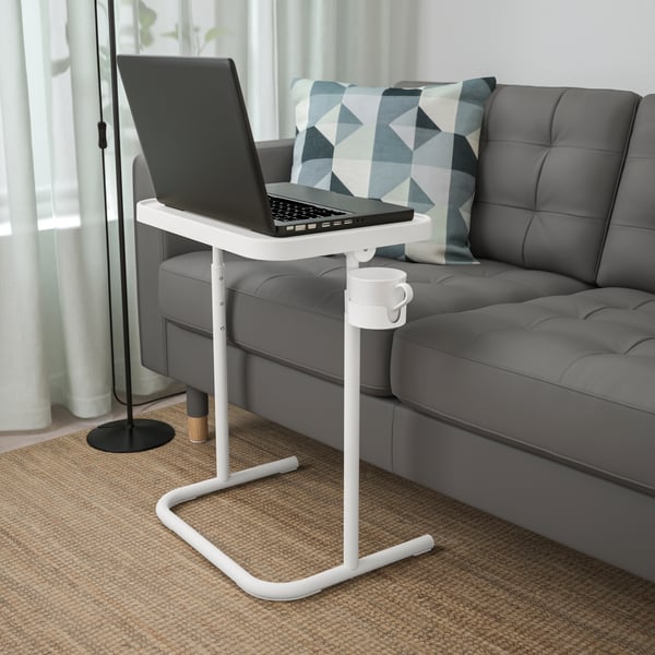 A white BJÖRKÅSEN laptop stand