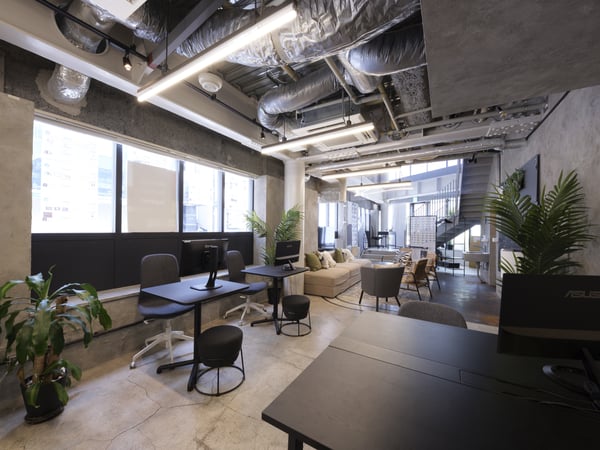 広々とした空間を活かしたプランニング。