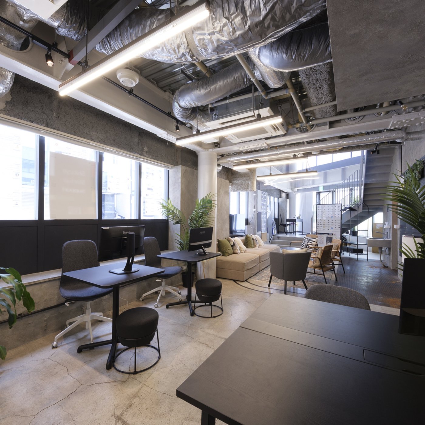 広々とした空間を活かしたプランニング。