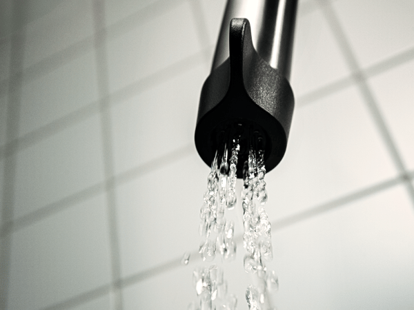 An ÅBÄCKEN mist nozzle for mixer tap