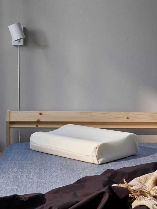 Almohada ergonómica PAPEGOJBUSKE para dormir de lado o boca arriba.