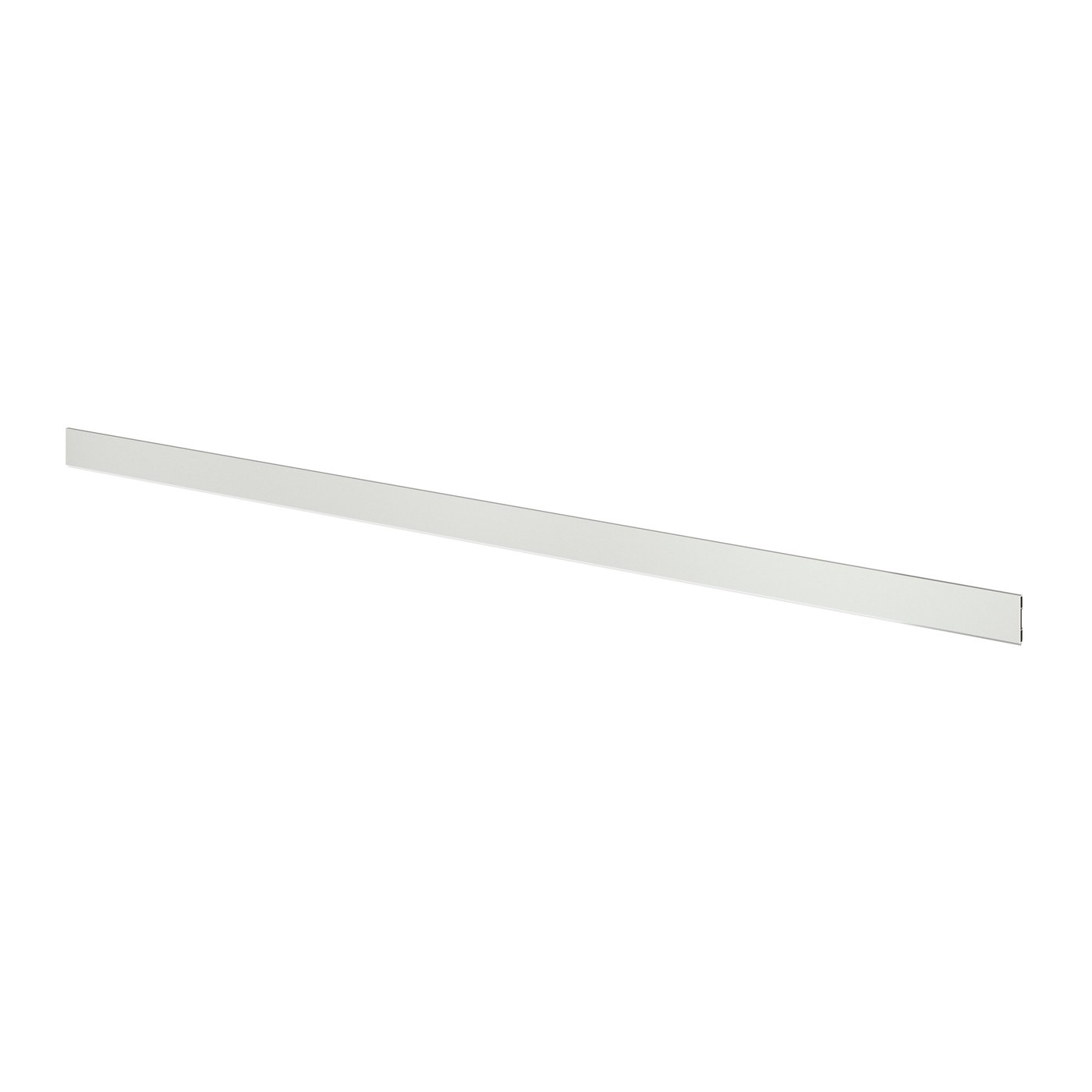 IKEA ASPUDDEN sockel, ljusgrå, 220x8 cm
