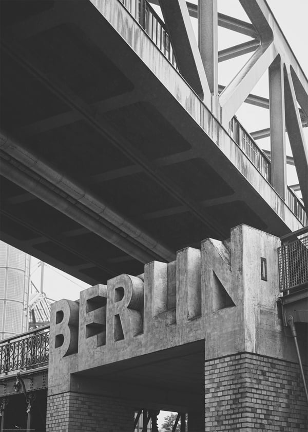 A concrete, Berlin BILD poster