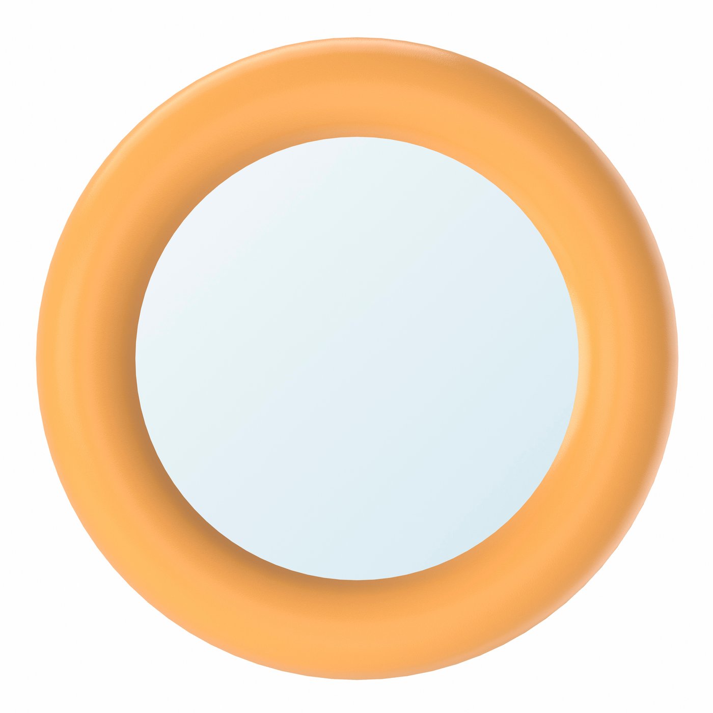 IKEA - HUMLESJÖN Spiegel mit Saugnapf, orange