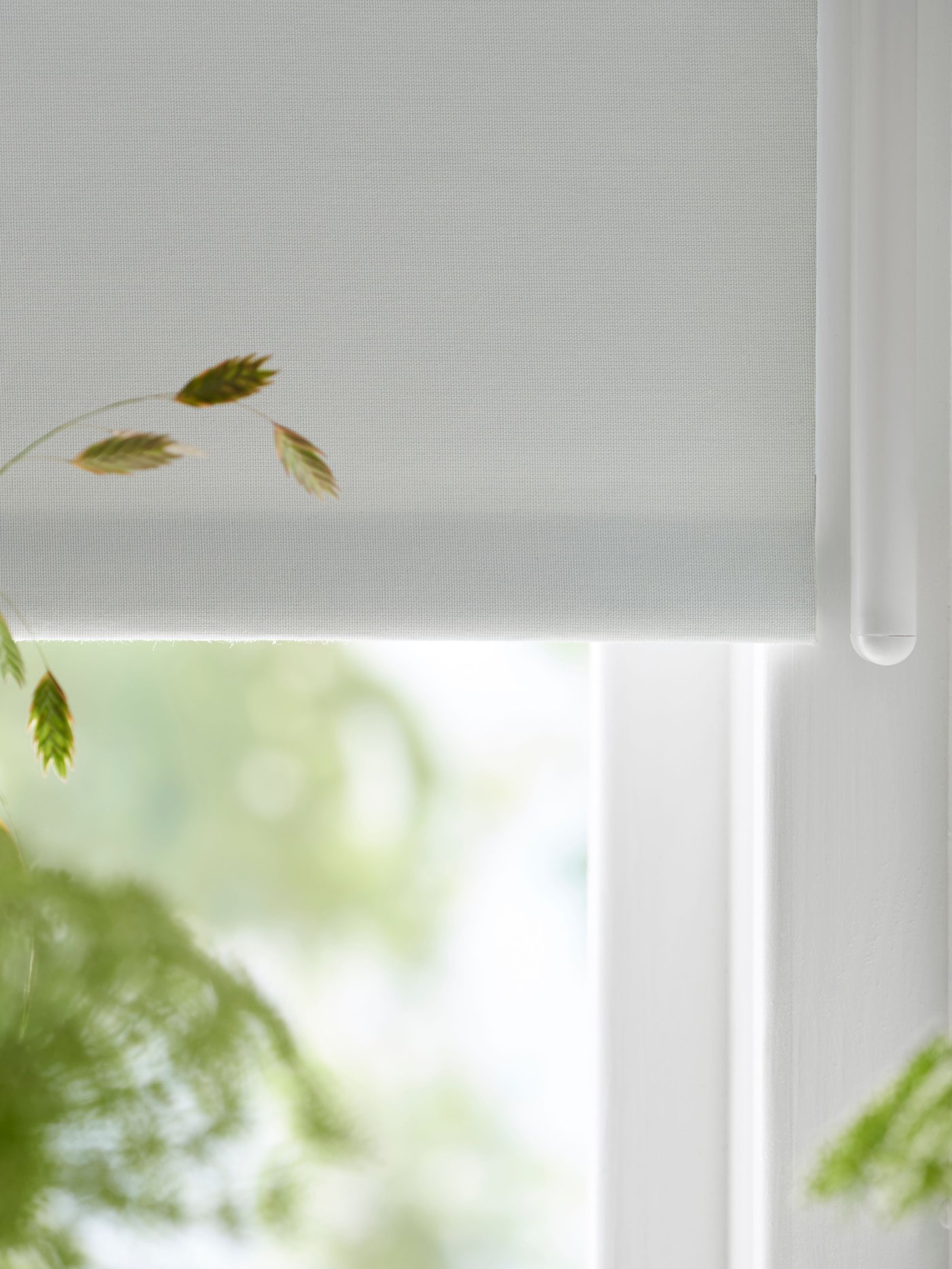 Block-out white blinds