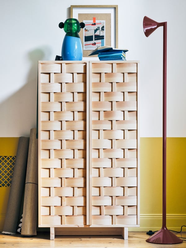 A pine IKEA PS 2026 cabinet