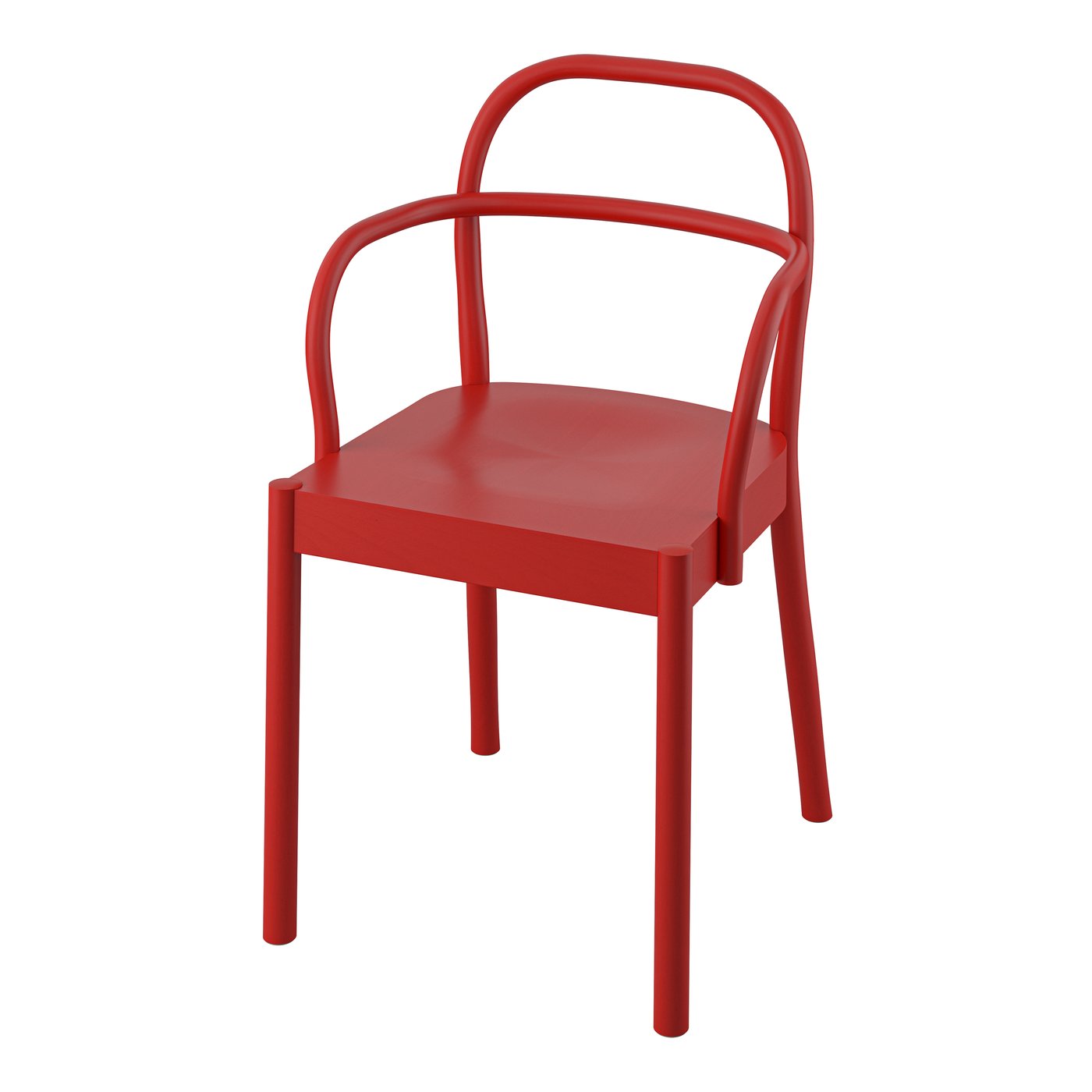 IKEA STOCKHOLM 2025 stol, röd