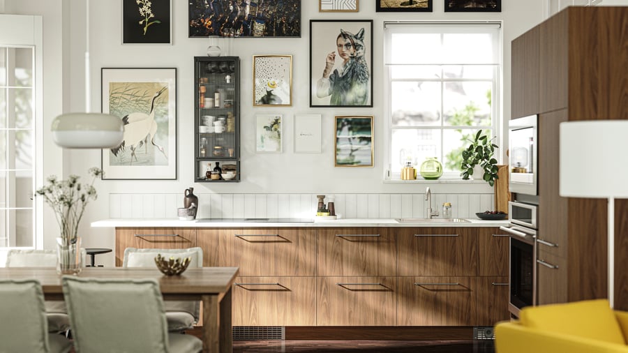 TISTORP brown walnut effect kitchen guide - IKEA