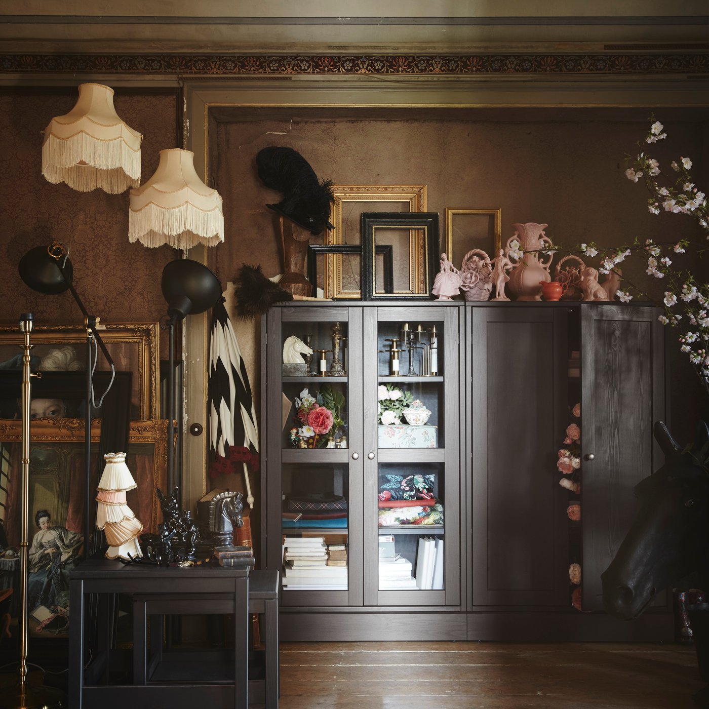 Mørkebrune HAVSTA indskudsborde