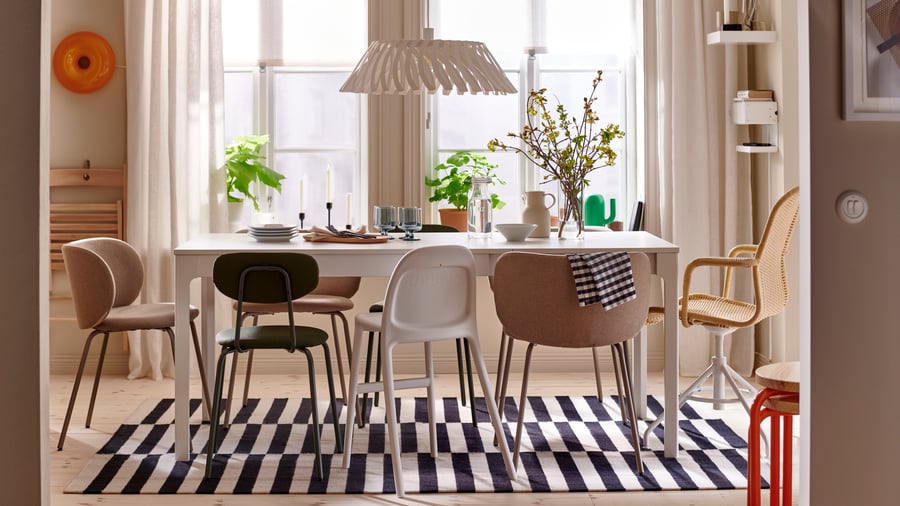 How to mix and match dining chairs tips and ideas IKEA IKEA Singapore
