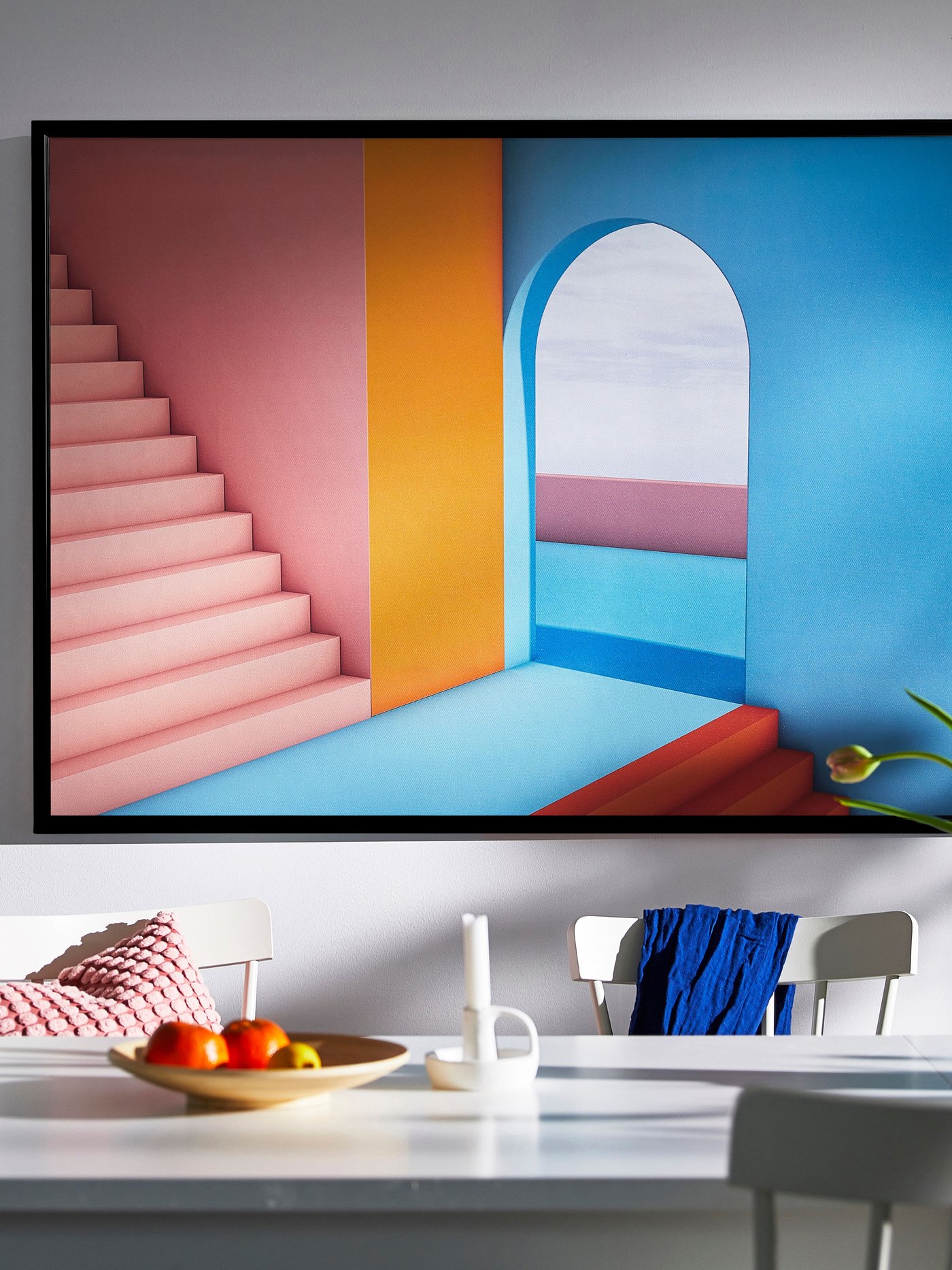 Cuadro de colores BJÖRKSTA brillantes.