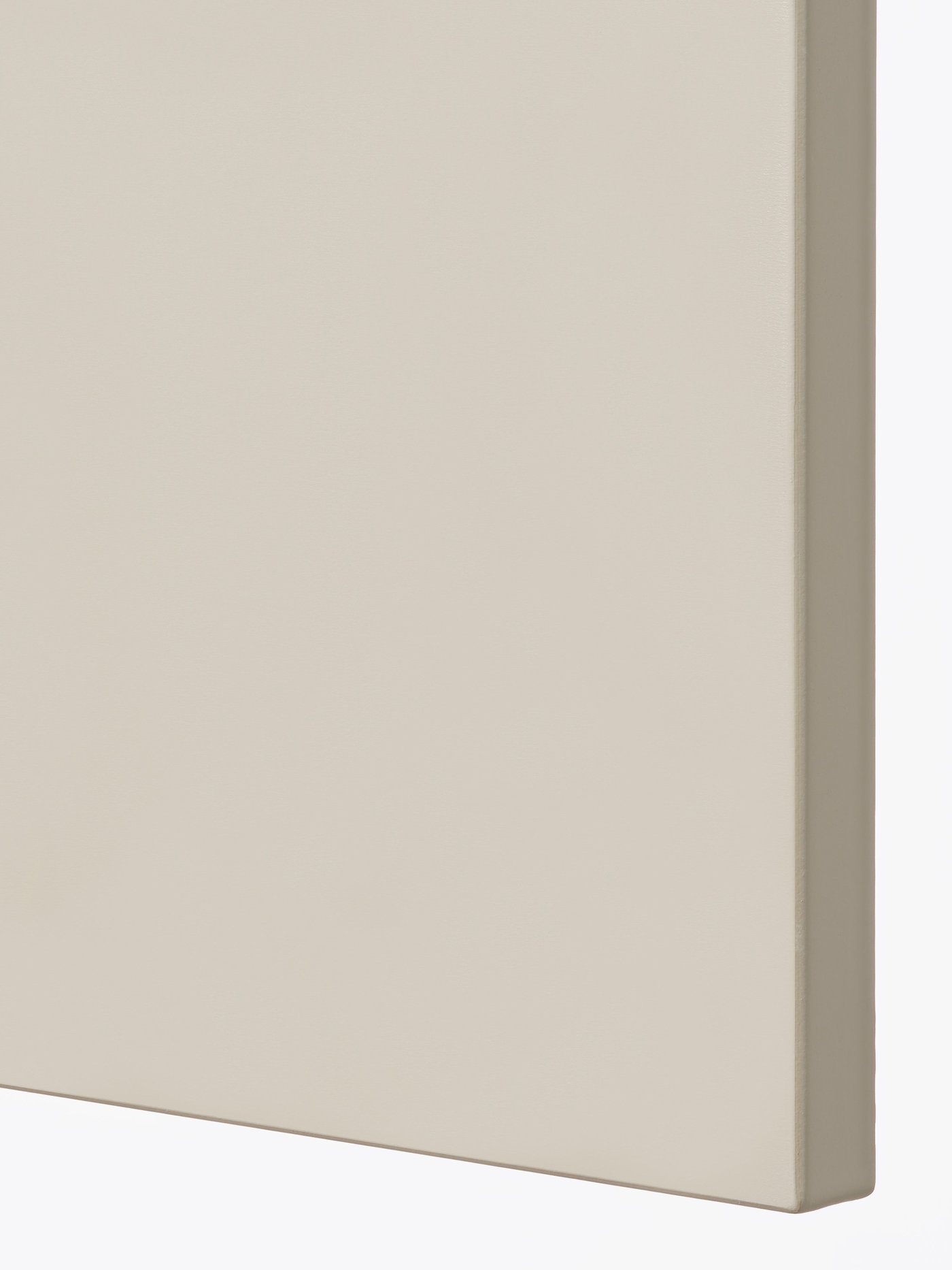A beige HAVSTORP drawer front