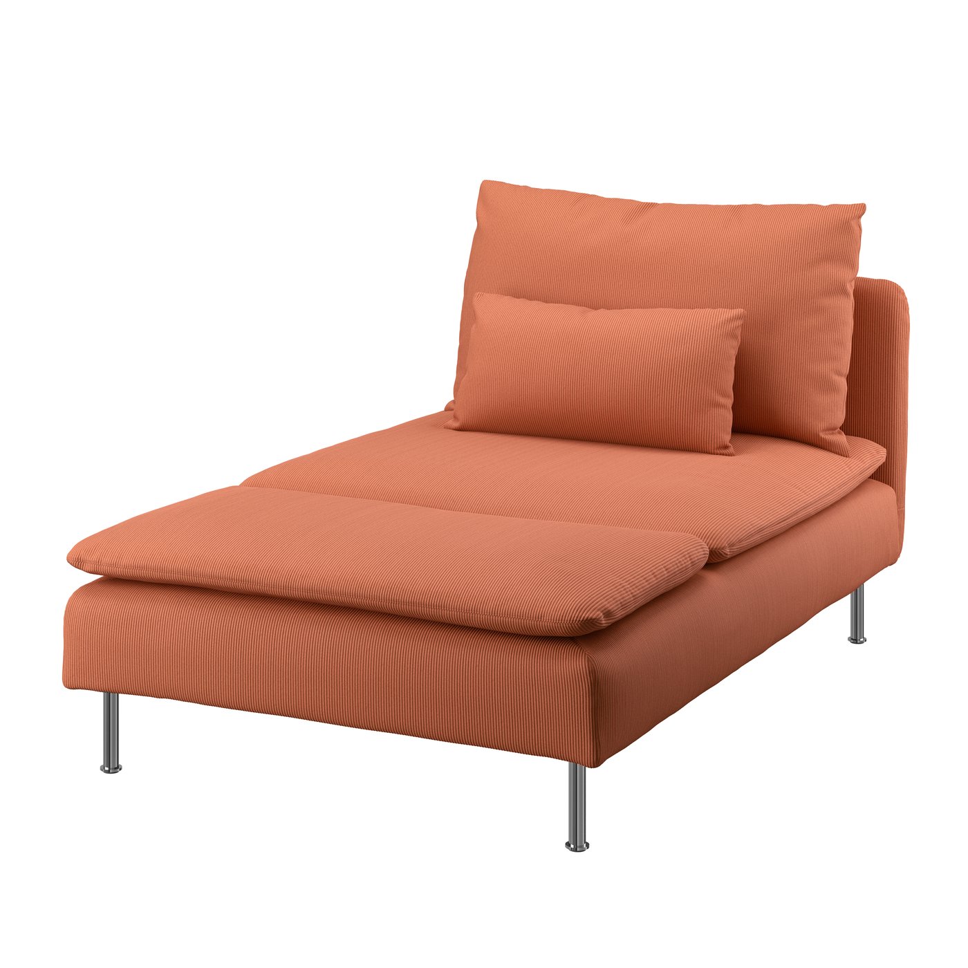 IKEA SÖDERHAMN schäslong, kelinge rostbrun