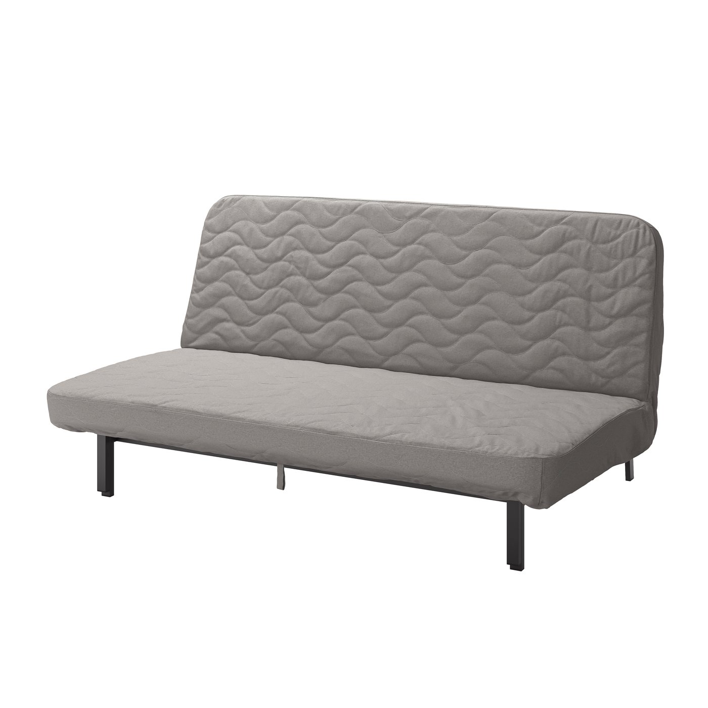 IKEA NYHAMN klädsel 3-sits bäddsoffa, knisa grå/beige